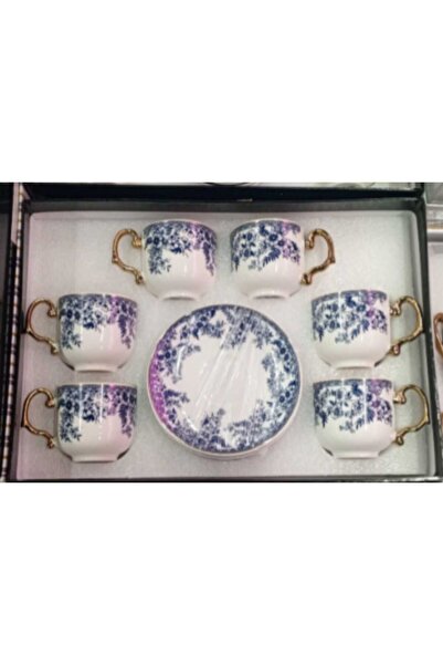 Tekbir MODERN PORSELEN 6LI FİNCAN TAKIMI