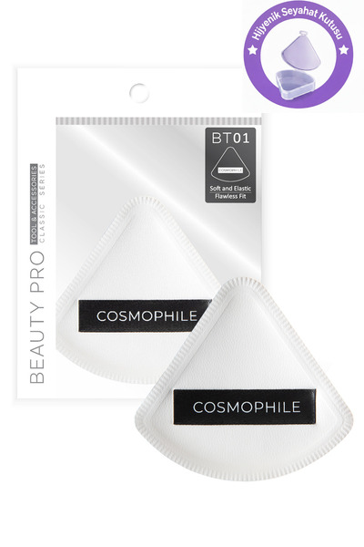 COSMOPHİLE Beauty Pro – Saklama Kutulu Pudra Süngeri