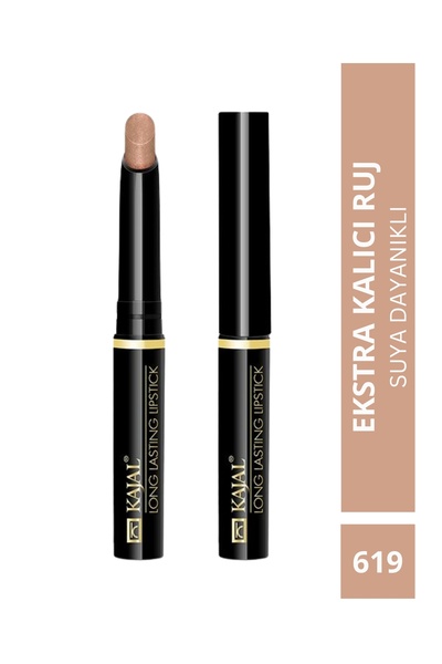 KAJAL Uzun Süre Kalıcı Nude Ruj - Long Lasting Lipstick No:619