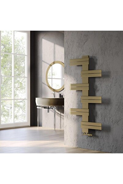 Lojimax Alüminyum Dekoratif Havlupan Ida 1425 x 600 14 Dilim | Mat Bronz | Yü...