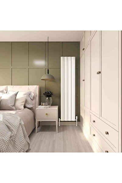 Lojimax Alüminyum Dekoratif Radyatör Opriment 600x620mm 6 Dilim Dokulu Beyaz ...