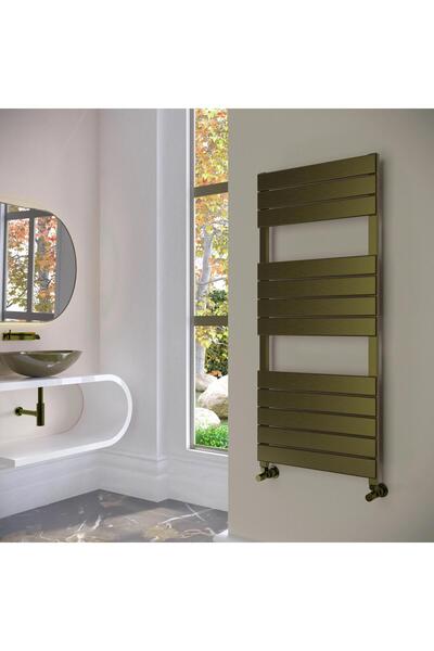 Lojimax Alüminyum Dekoratif Havlupan Zeus Plus 1170 x 500 12 Dilim | Bronz Re...