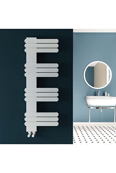 Lojimax Alüminyum Dekoratif Havlupan Nummo 1410x450 mm 15 Dilim Mat Beyaz | 8...