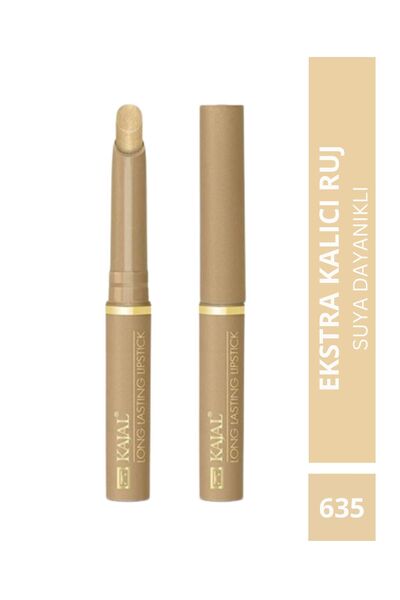 KAJAL Uzun Süre Kalıcı Kum Beji Ruj - Long Lasting Sand Beige Lipstick No: 635