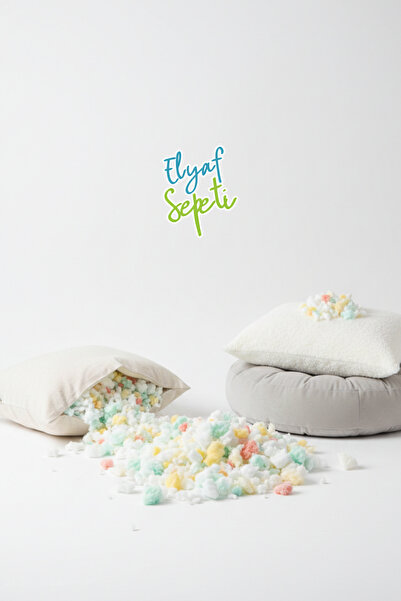 Elyaf Sepeti 3 Kg Kırpıntı Sünger Yatak Ve Yastık Dolum Maddesi