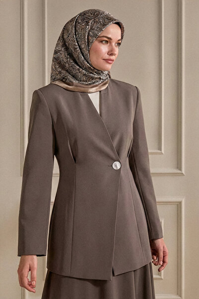 SilkTouch Gold Ethnic Pattern Crystal Scarf