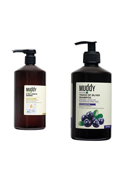 Muddy شامبو الكيراتين بي توكس - 1000 مل مزيل الارتفاع، للشعر التالف للغاية، ل...