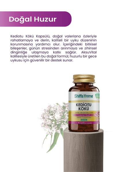 Aksu Vital Shiffa Home Kedi Otu Kökü 60 Kapsül