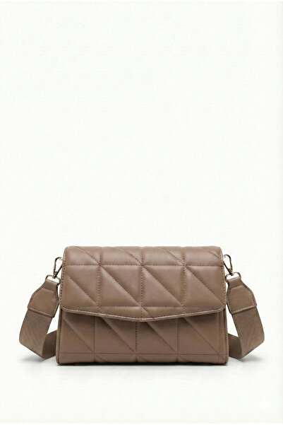 PurpleART Női Mink steppelt Crossbody válltáska állítható oszloppánttal