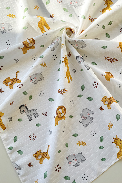 COOLMINIES Çok Amaçlı Müslin Örtü , Müslin Yenidoğan Bebek Battaniyesi, %100 ...