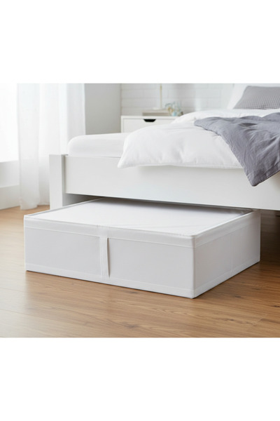 IKEA Skubb White - 65x53x19 cm Πτυσσόμενο κουτί αποθήκευσης, κάτω από το κρεβ...