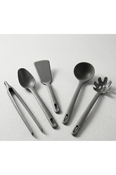 IKEA Fullandad Spatula, Kaşık, Kepçe Makarna Kaşığı, Maşa 5'li Mutfak Pişirme...