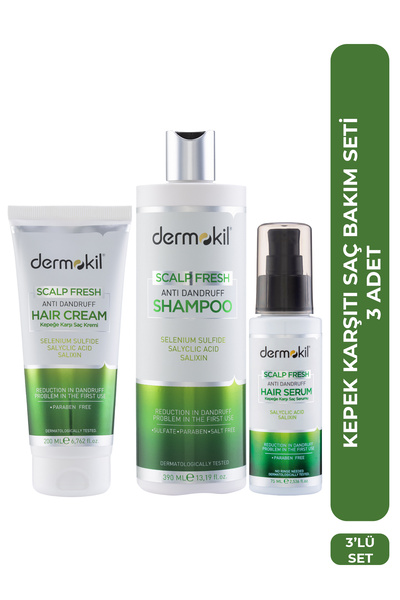 Dermokil DERMOKİL Kepek Karşıtı Saç Bakım Seti