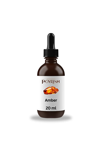 Poyrish Amber Mum Esansı 20 ml. Doğal Mum Kokuları Mum Yapım Malzemeleri
