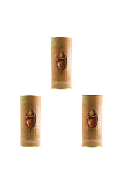 Huries Karamel Çikolata Kaplı Bademli Hurma 200 g X 3 Adet