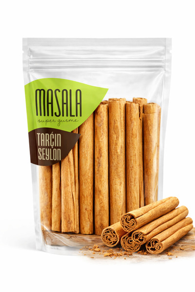 Super Gurme Masala Seylon Tarçın Çubuk 100 g - Ceylon Cinnamon Bark (Menşei; ...