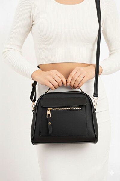 Zealous Női bőr textúrájú, háromrekeszes, nagy válltáska és kézitáska kereszt...