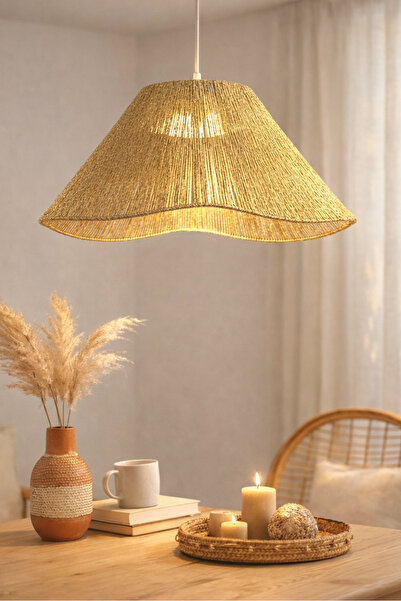 Bubihome Ariana Dekoratif Aydınlatma , Rustik İskandinav Avize Gold