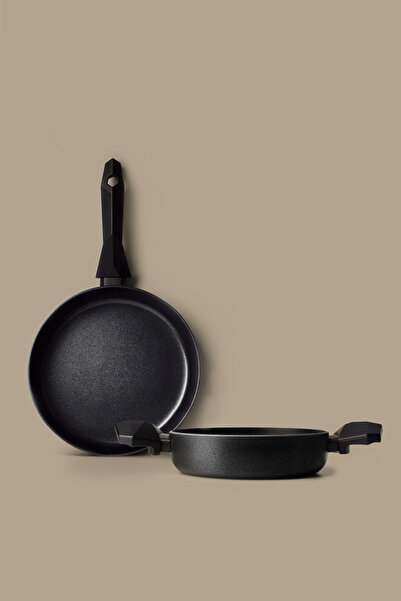 Gigilli Gal Diamond Tava Sahan Seti Siyah