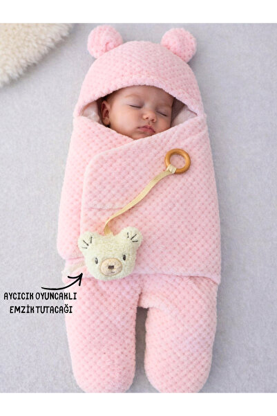 Tomuycuk %100 Pamuklu Ekstra Yumuşak Kışlık Bebek Battaniyesi Kundağı Oyuncak...