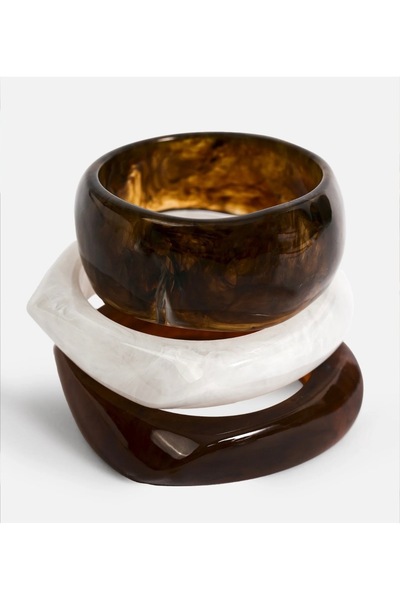 Xui Trend Marka Zra Model Kemik Bileklik 3 lü Set / 3 lü Bileklik / Bilezik S...