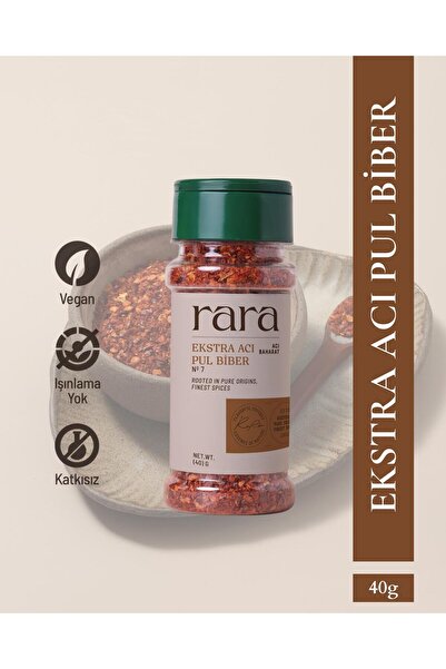 rara online Ekstra Acı Pul Biber - 40 GR