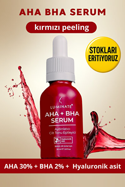 Luminate Aha-bha Serumu Glikolik Salisilik Asit Leke Karşıtı Cilt Tonu Eşitle...