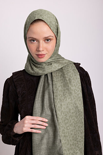 Ayshara Barçın Collection Ivory Shade Double-Sided Shawl