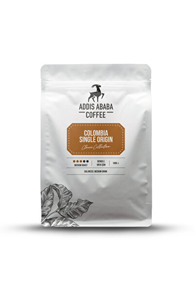 Addis Ababa Coffee Kolombiya Single 1000 Gr.