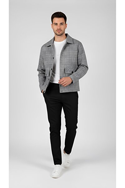 MODA Kaşe pilot cepli erkek mont