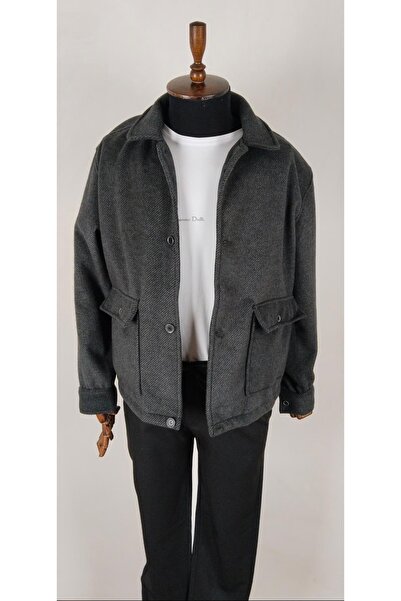 MODA Wool Blend Short Coat Men's Coat