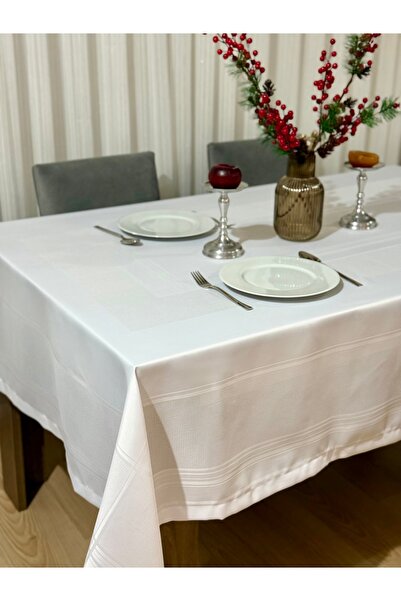 Thalia Home Față de masă din poliester jacquard, impermeabilă, fără cusături,...