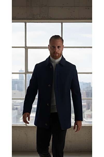 BRAN Classic Collar Cashemere Men's Coat