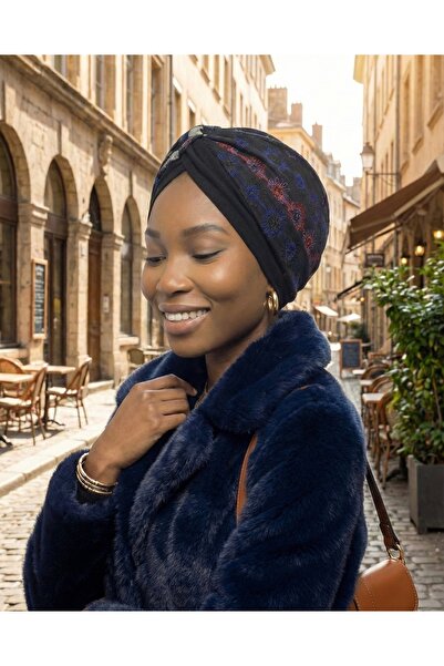 fidan bone غطاء رأس جاهز للحجاب مع بطانة مطرزة أصلية، مناسب للاستخدام الطبي