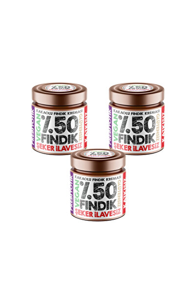 MELY %50 Kakaolu Fındık Kreması 220 gr X 3 Adet