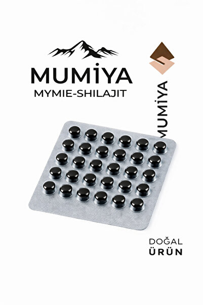 mumiya 2 Adet %100 Saf Kırgızistan Mumiyo Shilajit 30 Tablet | Doğal Enerji v...