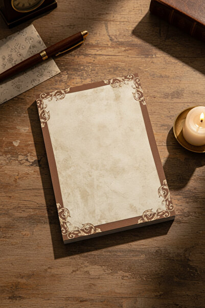 Renkli Zeka A5 VİNTAGE Notepad - Not Defteri - Bloknot - 50 Yaprak(120GRKALIN...