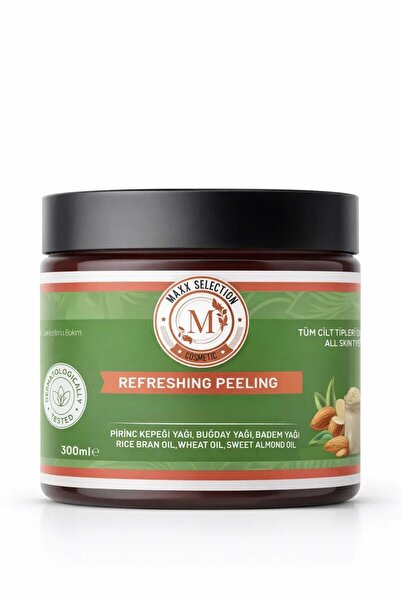 MAXXSELECTION مقشر مغذي ومرطب ومنشط للوجه والجسم بزيت نواة الزيتون 300 مل