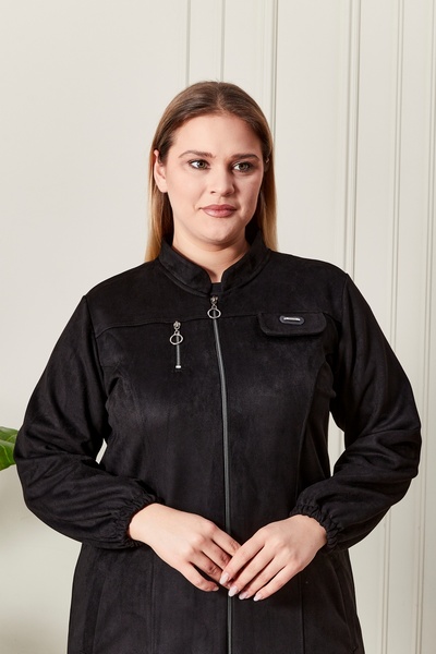 Ferace Haina de top din piele întoarsă hijab pentru femei de marime mare, cu ...