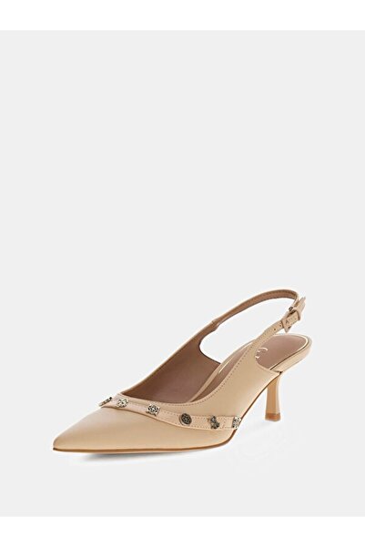 Guess Yanai Kadın Deri Topuklu Ayakkabı