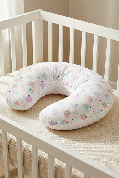 HAMUR وسادة رضاعة للأمهات الحوامل مزدوجة الجوانب لحديثي الولادة مع غطاء قابل ...