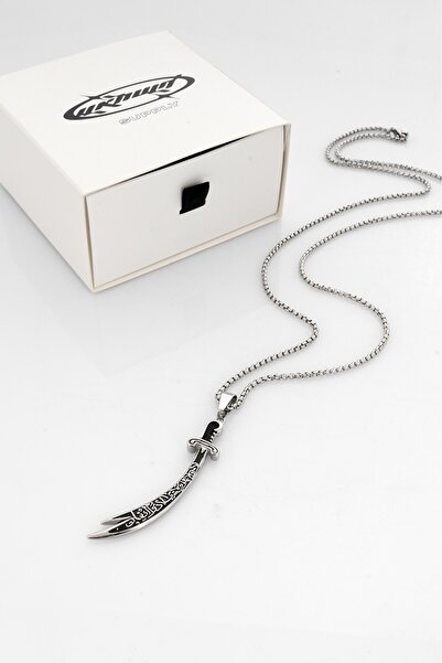 UKHWD SUPPLY قلادة سيف من الفولاذ 316L طراز KA1214GM