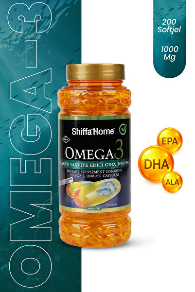 Aksu Vital Shiffa Home Omega3 Yumuşak 1000 Mg X 200 Kapsül