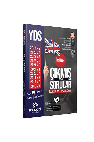 Modadil Yayınları Modadil YDS İngilizce Çıkmış Sorular Tamamı Video Çözümlü