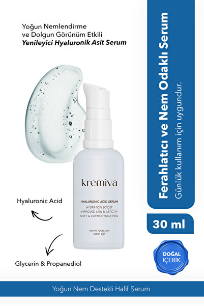 Kremiva Yoğun Nemlendirici Hyaluronik Asit Serumu