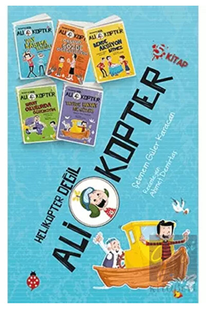 Uğurböceği Yayınları Ali Kopter Seti (5 Kitap Takım) kitabı - Şebnem Güler Ka...