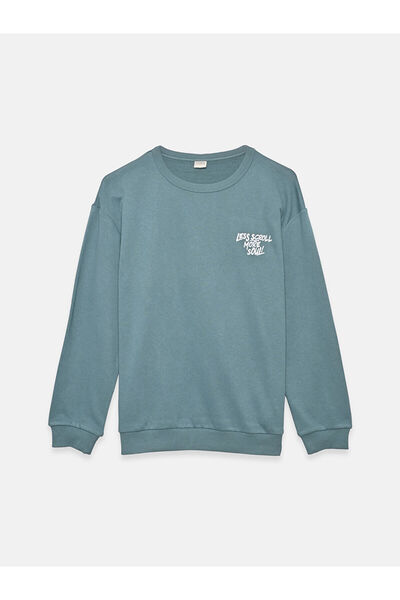 LC Waikiki LCW Kids Crew Neck Φούτερ για αγόρι