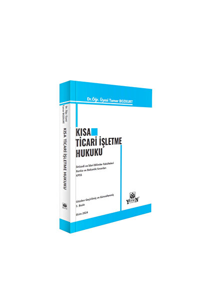 Yetkin Yayınları Kısa Ticari İşletme Hukuku