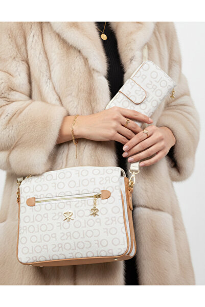 Çanta Trend Polo Of Colors Крем Емпрем Лежачий Вигляд Багатосекційний Жіночий...