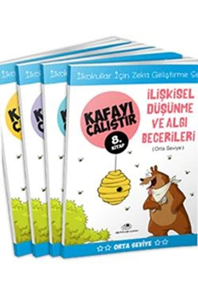 Uğurböceği Yayınları تشغيل مجموعة الرأس المستوى المتوسط ​​4 كتاب